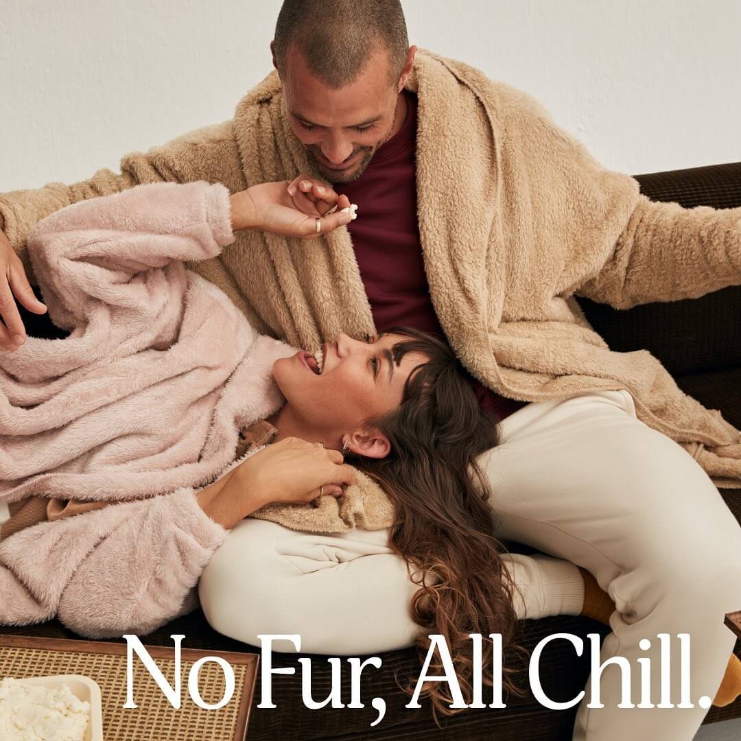 couple models vegan fur vkind black friday deals no fur all chill