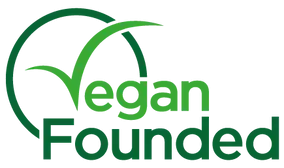 vegan founded logo