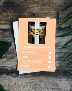 huel info card hot and savoury the hot one convenience taste overall nutrition protein