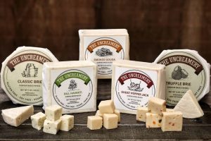 assortment of 5 the uncreamery cheeses