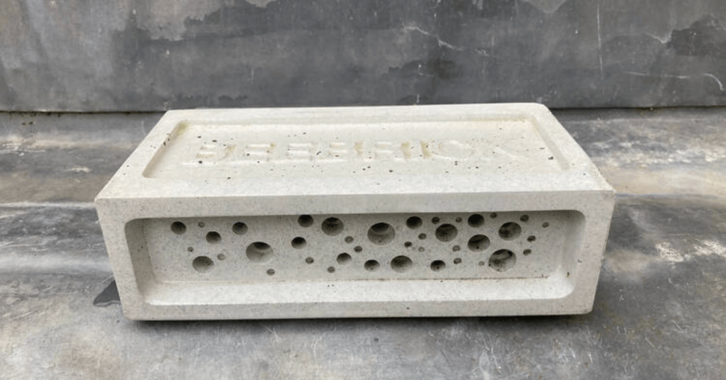 Grey Bee Brick with holes