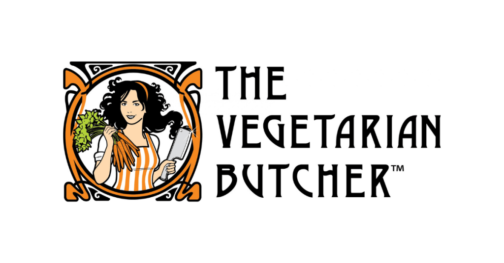the vegetarian butcher logo