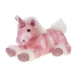 pink and sparkle unicorn stuffed animal